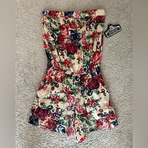 NWT | Angie Floral Romper